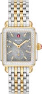 MICHELE Deco Mid Diamond Bracelet Watch,