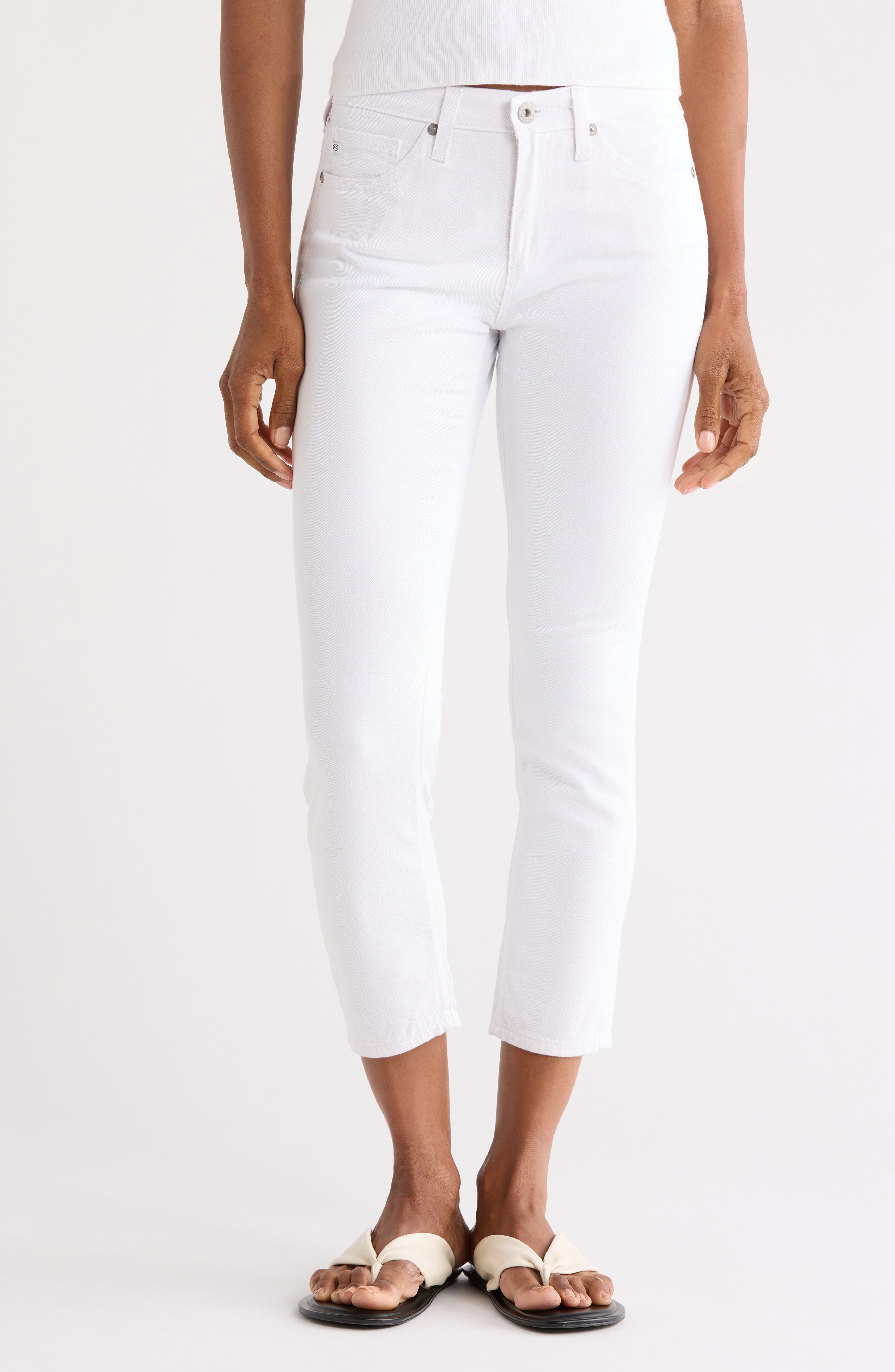 AG Prima Low Rise Crop Cigarette Jeans