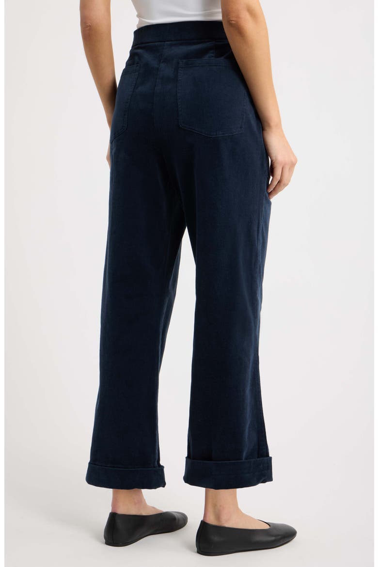 Straight Leg Ankle Pants, Alternate, color, MARITIME