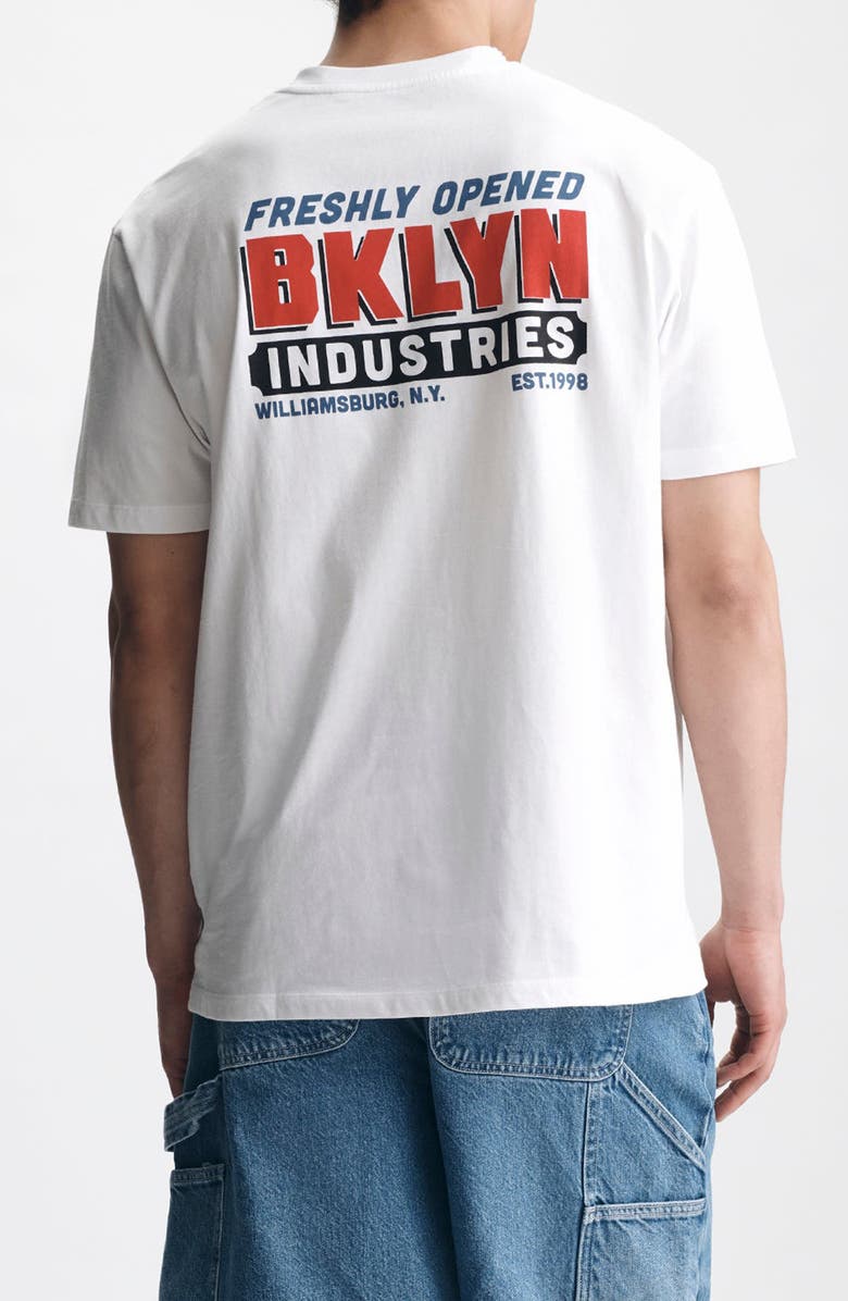 Brooklyn Industries Freshly Opened Cotton Graphic T-Shirt, Alternate, color, 