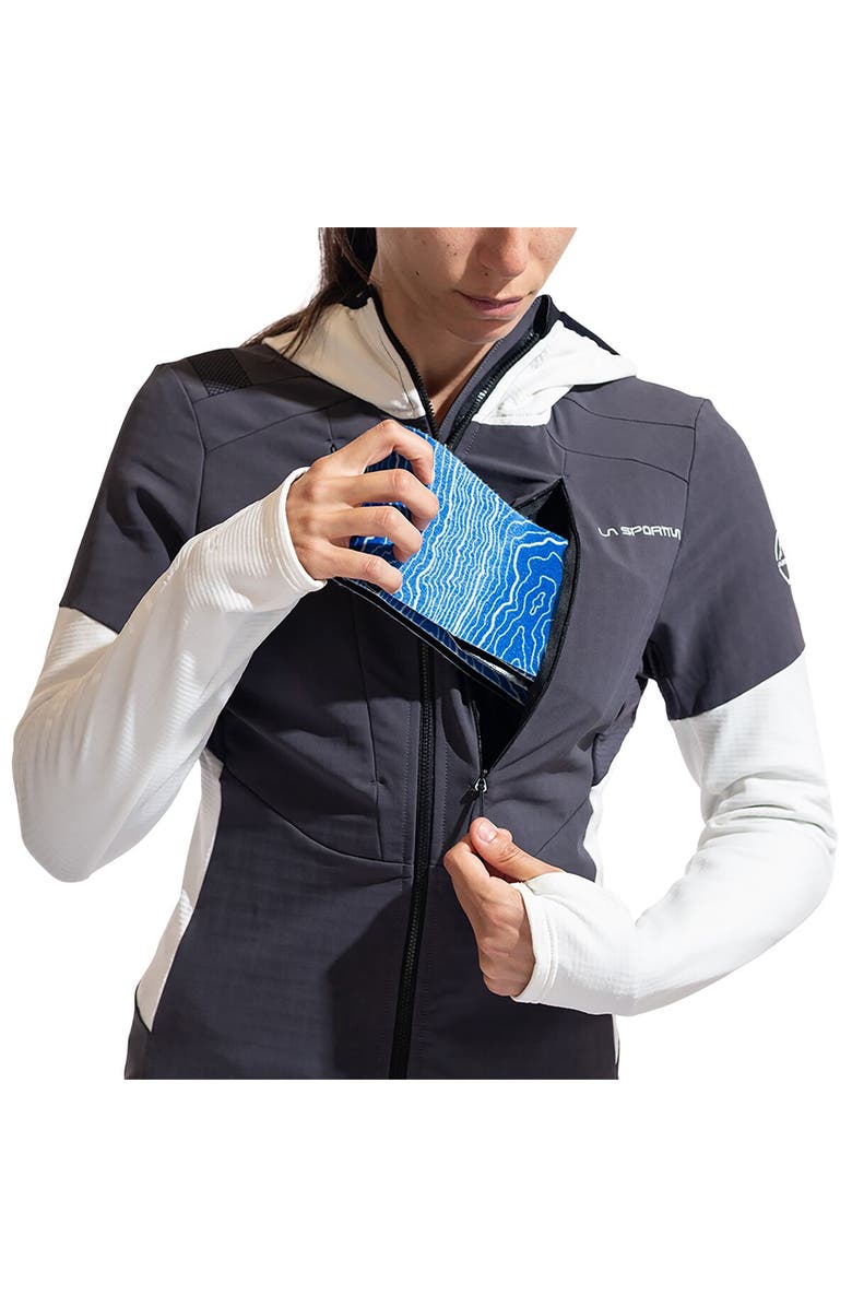 La Sportiva Session Tech Hoodie - Women's, Alternate, color, Onyx/Chalk