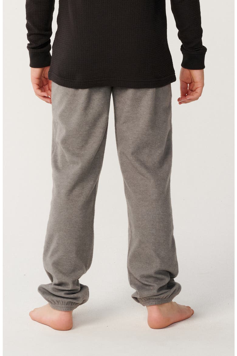 Kids' Grid Track Sweatpants, Alternate, color, GREY HEATHER
