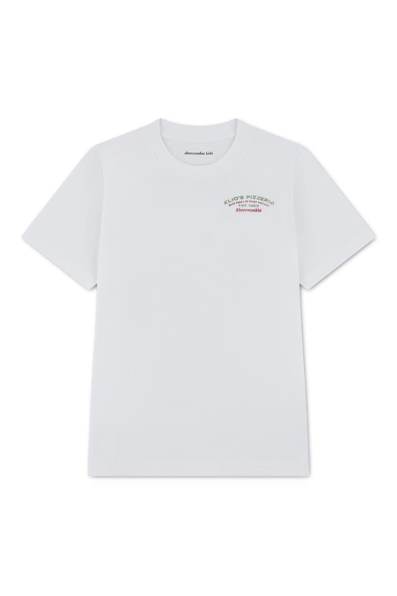 Pizzeria Cotton Blend Graphic T-Shirt, Main, color, BRIGHT WHITE
