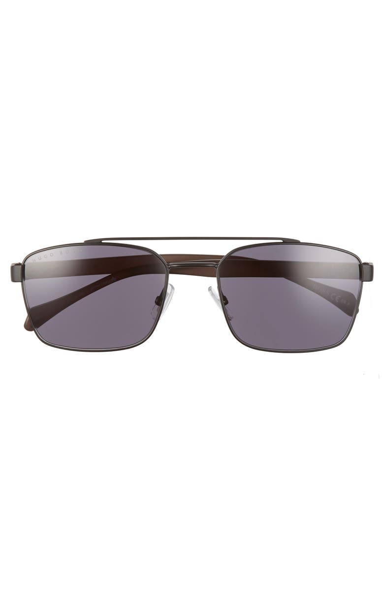 BOSS 57mm Aviator Sunglasses, Alternate, color,