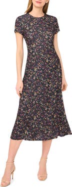 Ted Baker Cap Sleeve Midi Dress