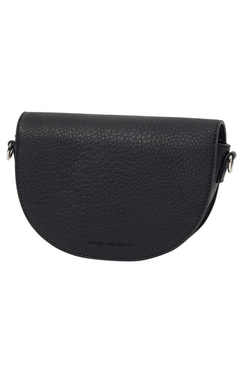 Urban Originals Rocket Vegan Leather Crossbody Bag In Black