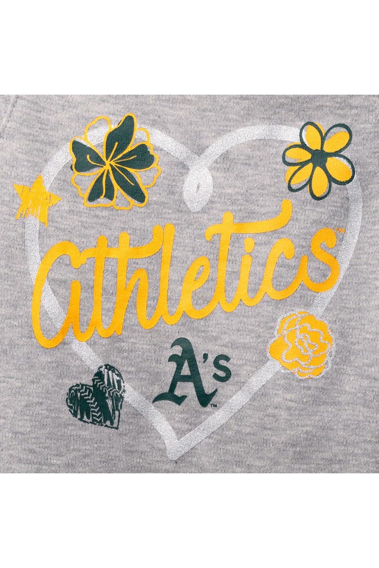 Infant Green/Gold/Gray Oakland Athletics Batter Up 3-Pack Bodysuit Set, Alternate, color, Green