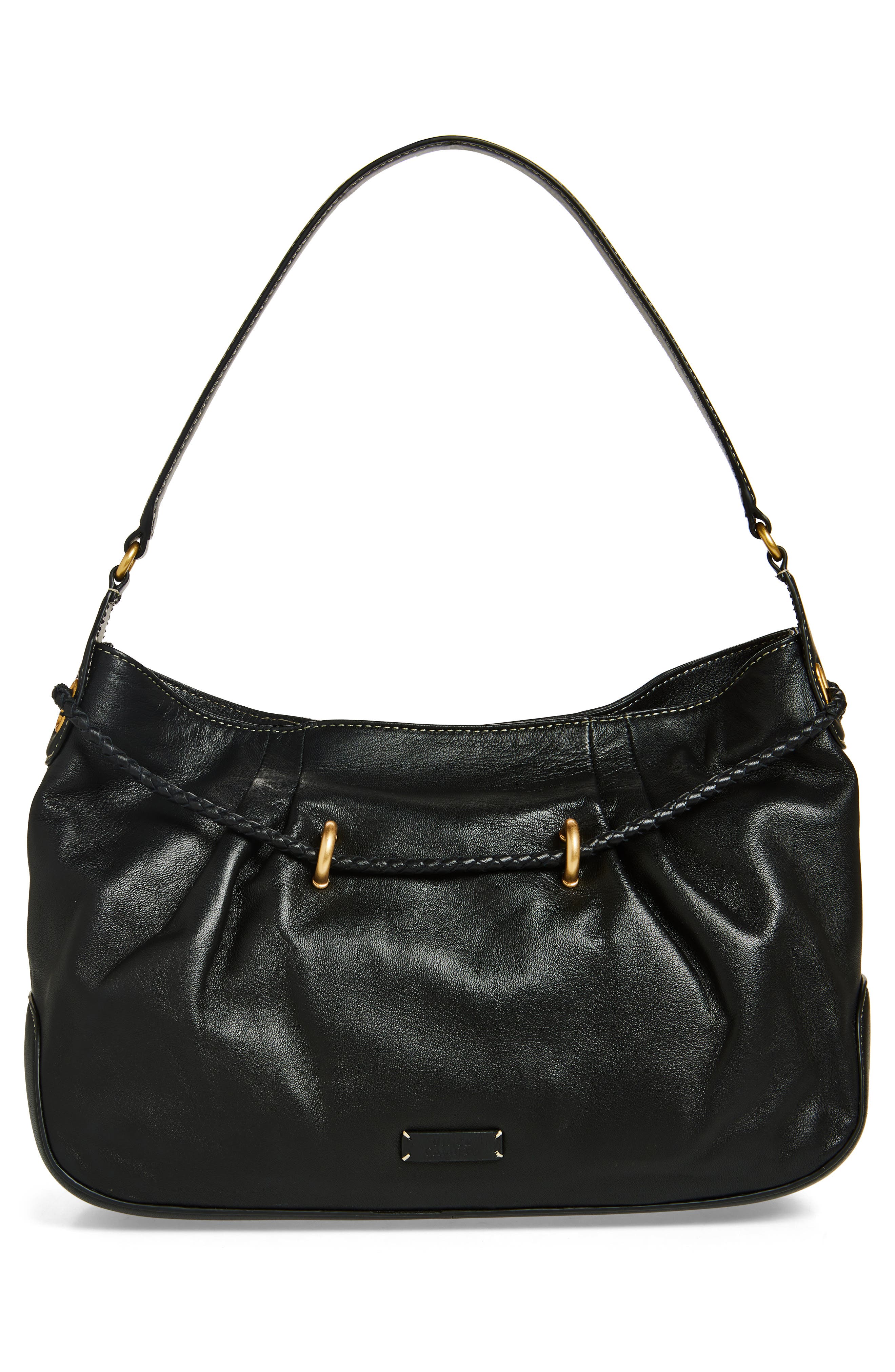 Vince Camuto Micah Leather Shoulder Bag, Alternate, color, 