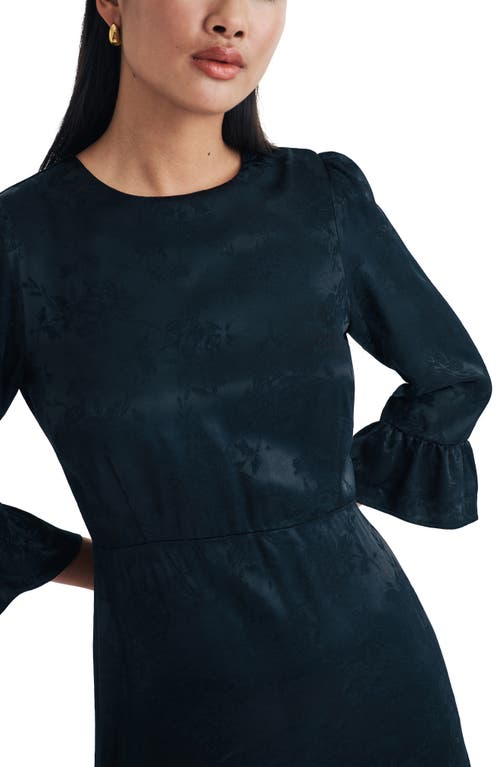 NOBODY'S CHILD NOBODY'S CHILD FLEUR FLORAL SATIN MINIDRESS 