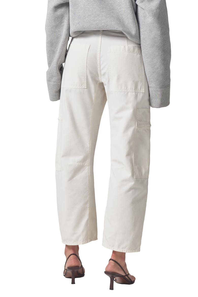 Marcelle Low Rise Barrel Cargo Pants, Alternate, color, PASHMINA