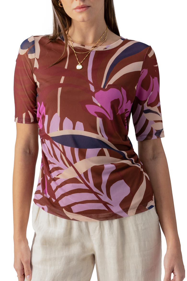 Perfect Mesh T-Shirt, Main, color, SOUTH PALM