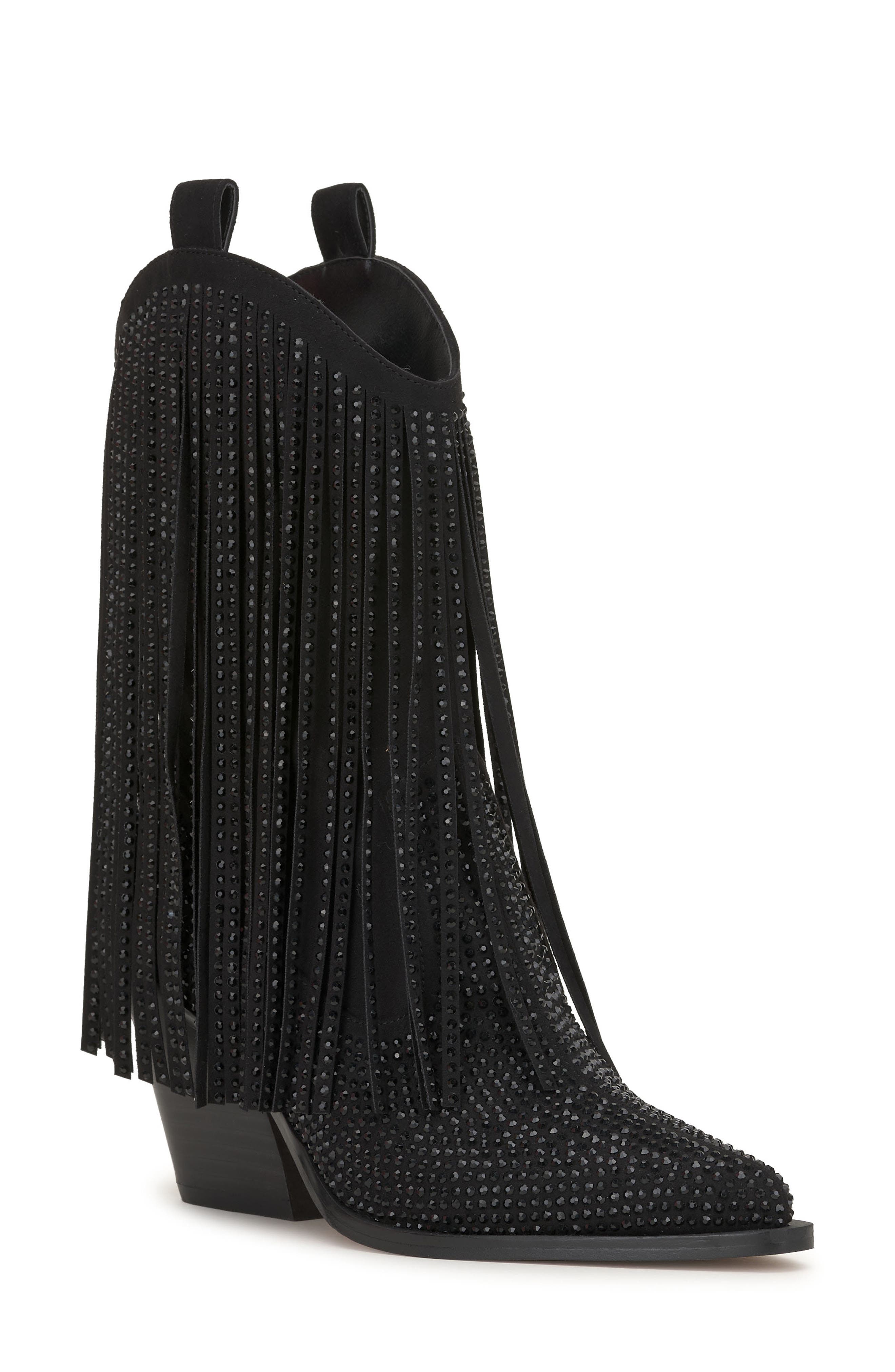Jessica Simpson Paredisa Fringe Western Boot, Main, color, 