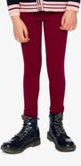 Deux par Deux Rib Elastic Waist Logo Patch Leggings