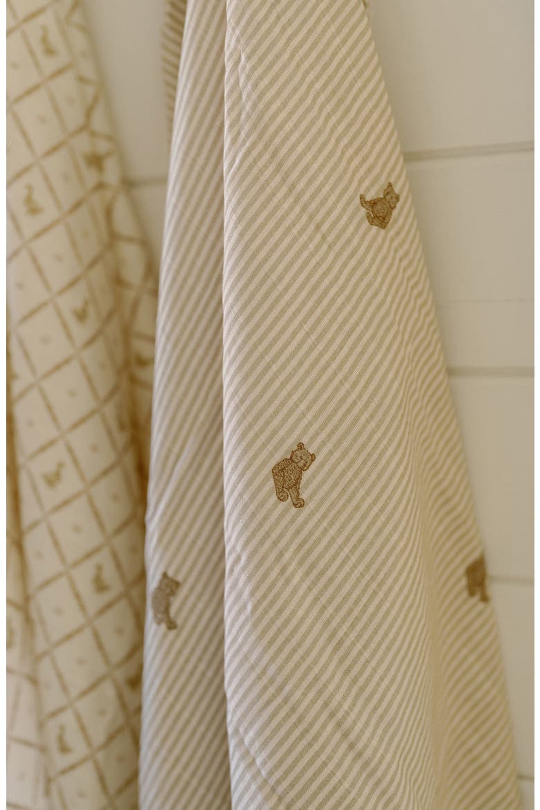 2-Pack Organic Cotton Muslin Swaddle Blankets, Alternate, color, DUCKS/ BEARS