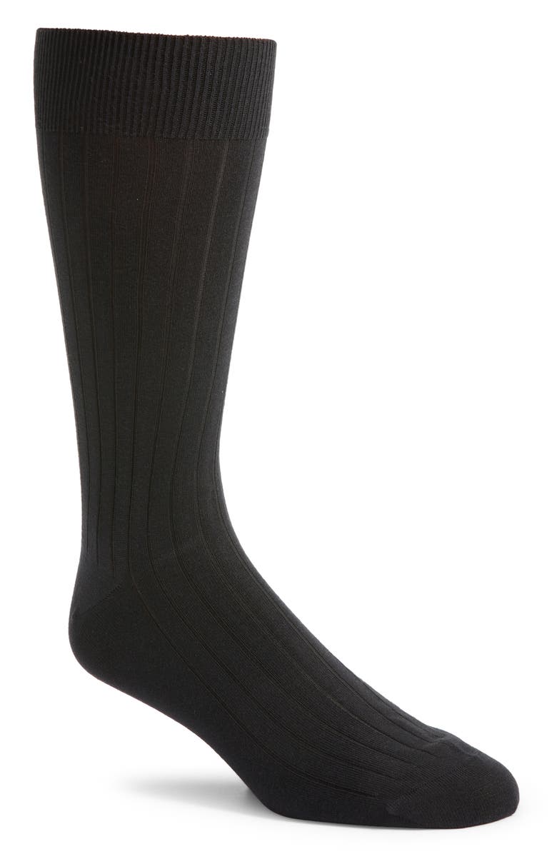 Pantherella Pembrey Solid Dress Socks, Main, color, 