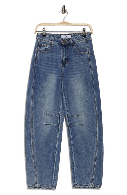 Flying Angel Barrel Nonstretch Denim Jeans In Blue