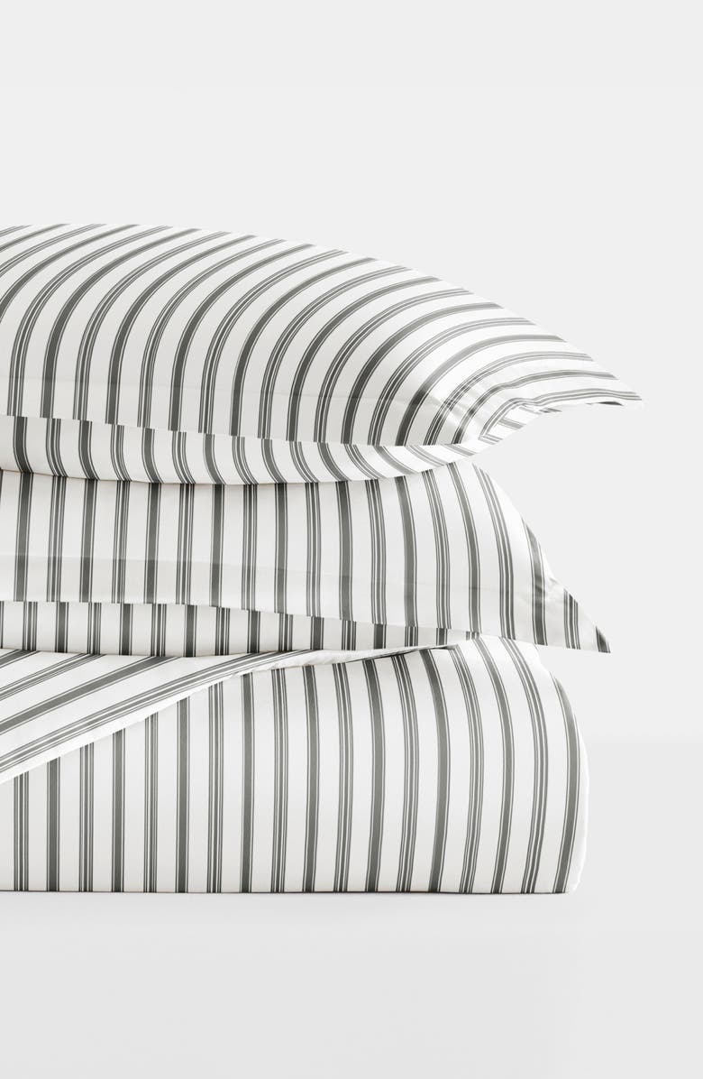 IENJOY HOME Premium Ultra Duvet Cover & Sham Set, Alternate, color, Gray