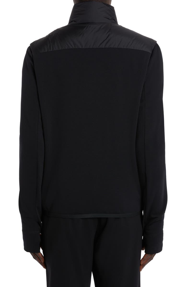 Moncler Grenoble Quilted 750 Fill Power Down & Knit Cardigan, Alternate, color,