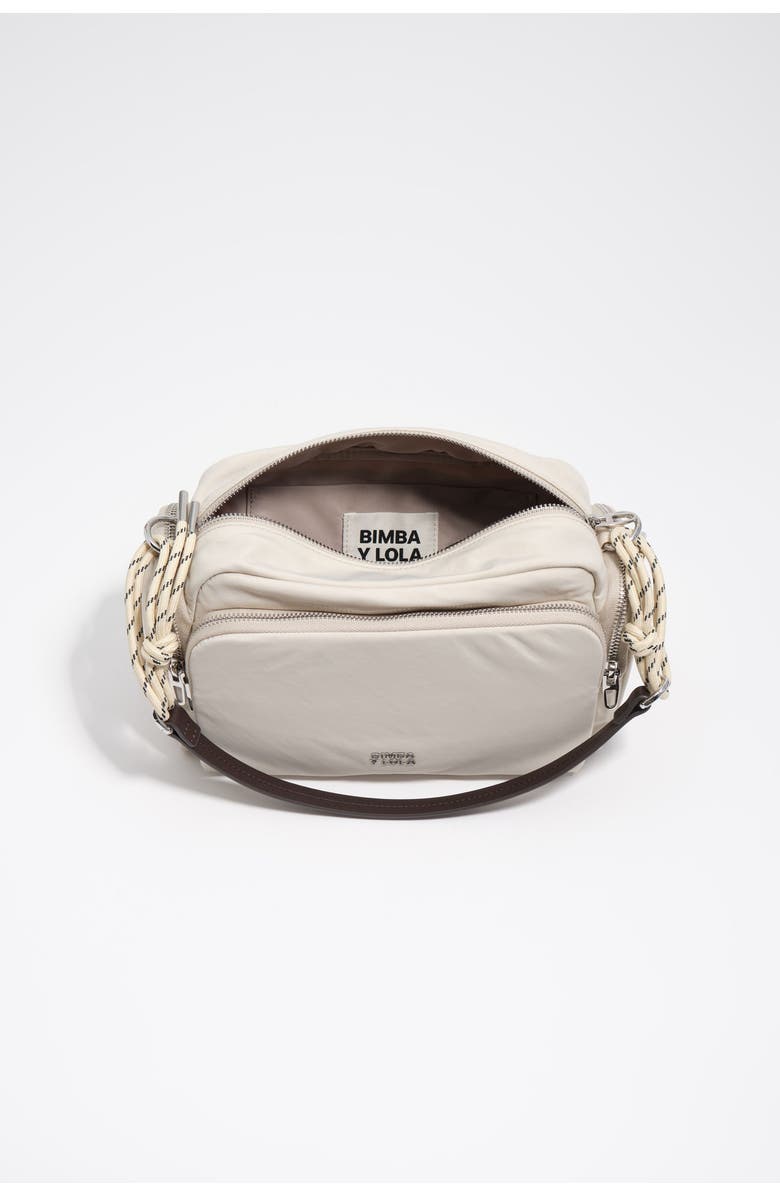 Bimba y Lola Medium Crossbody Pocket Bag SS26, Alternate, color, Stonewhite