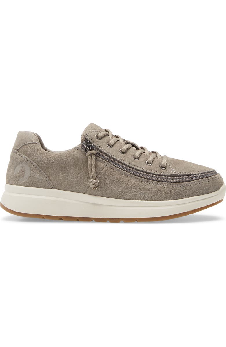 BILLY Footwear Comfort Leather Lo Sneaker, Alternate, color, Grey