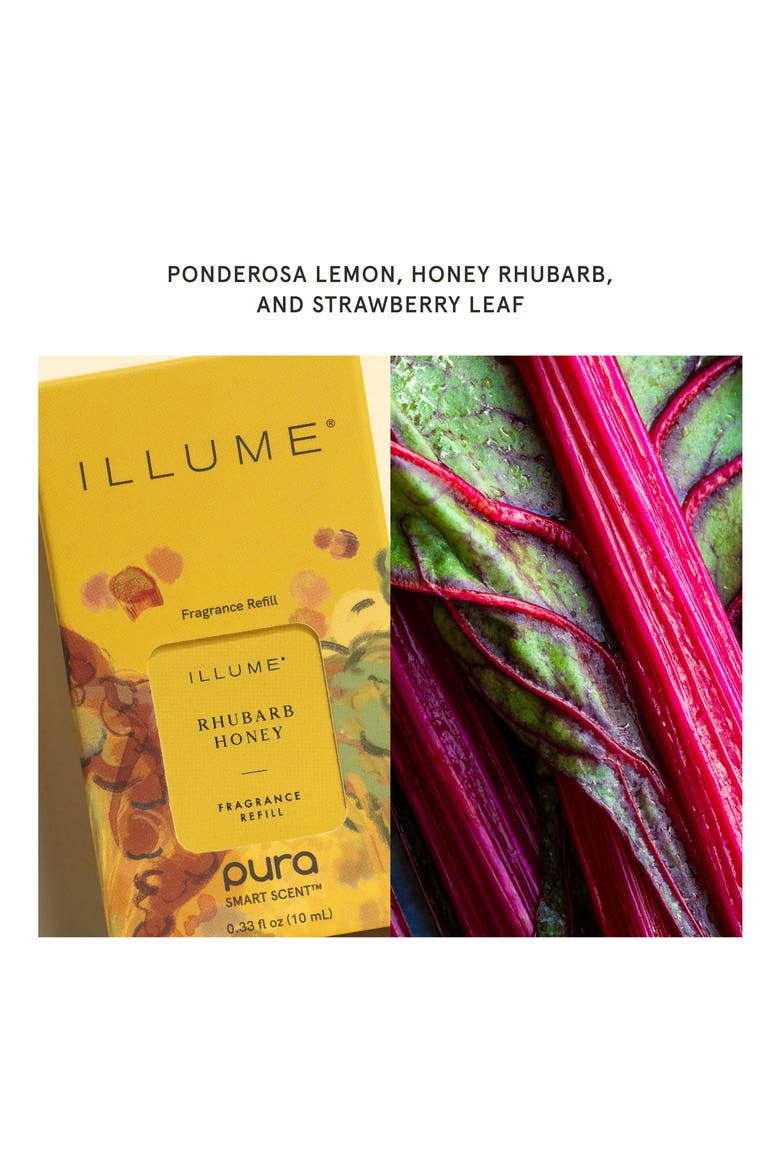 x Illume Rhubarb Honey 2-Pack Smart Fragrance Diffuser Refills, Alternate, color, RHUBARB HONEY