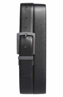 Textured Buckle Reversible Belt