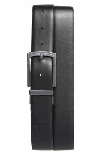 Textured Buckle Reversible Belt