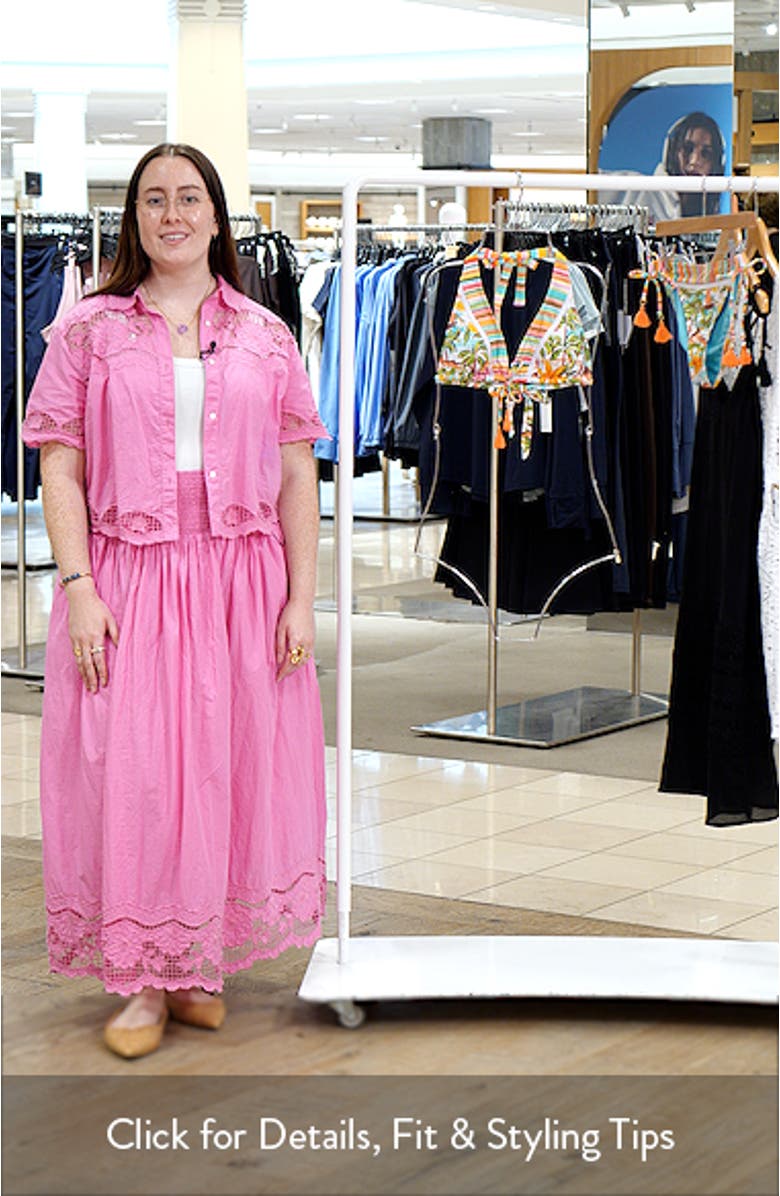 Print Halter Bikini Top, sales video thumbnail