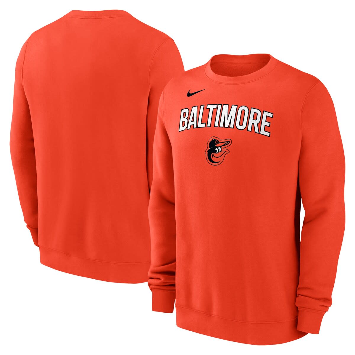 Nike Baltimore Orioles  Men's Mlb Pullover Crew