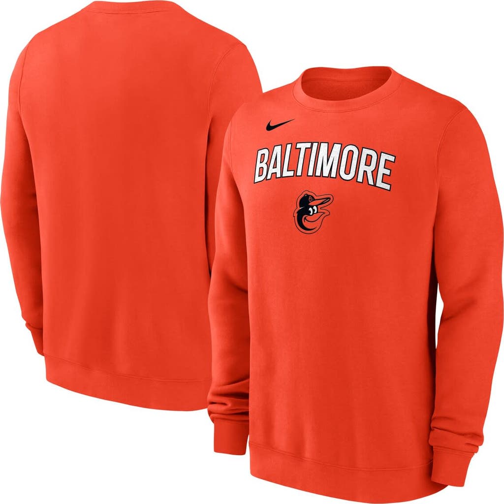 Nike Baltimore Orioles Men's Mlb Pullover Crew