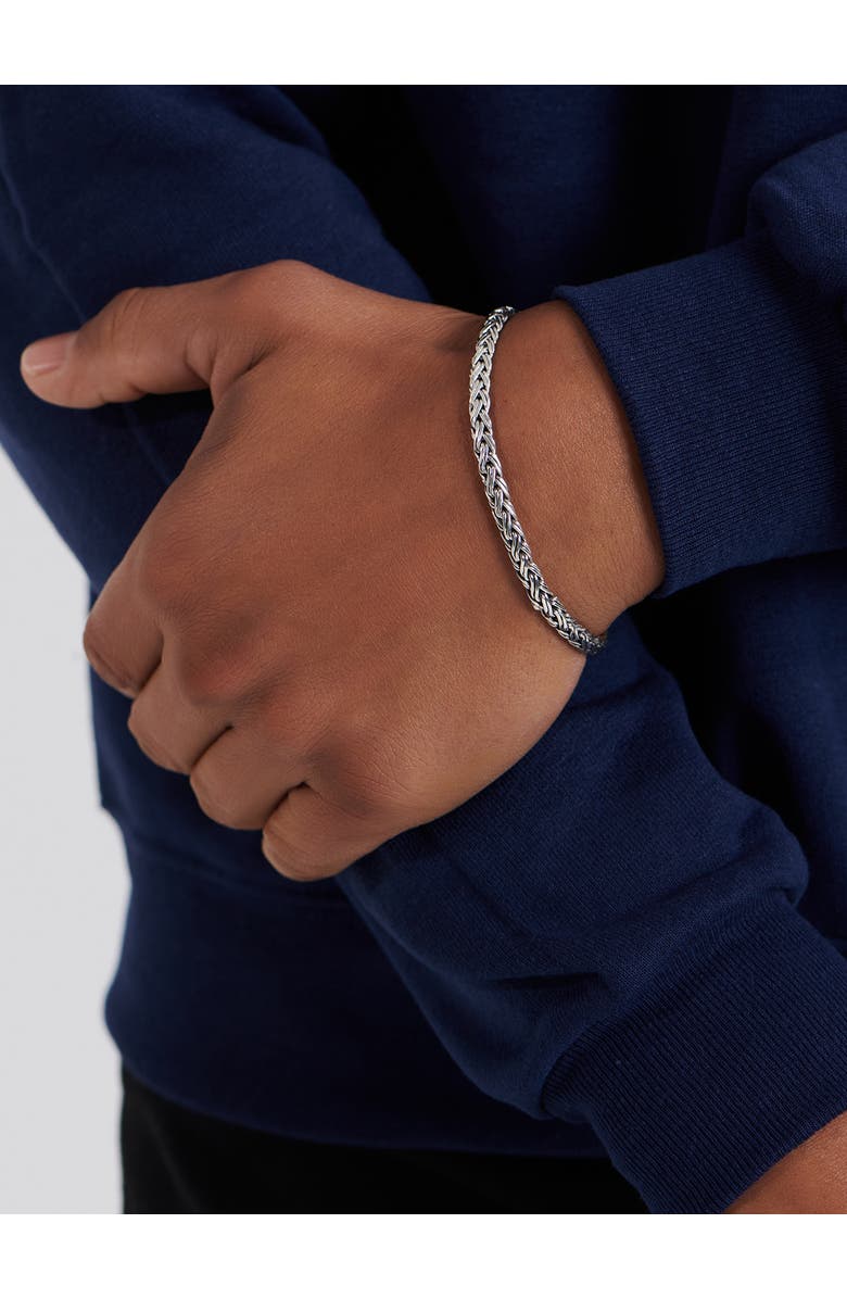 DEVATA Paddy Oval Chain Bracelet in Sterling Silver, 5mm, Alternate, color, Silver