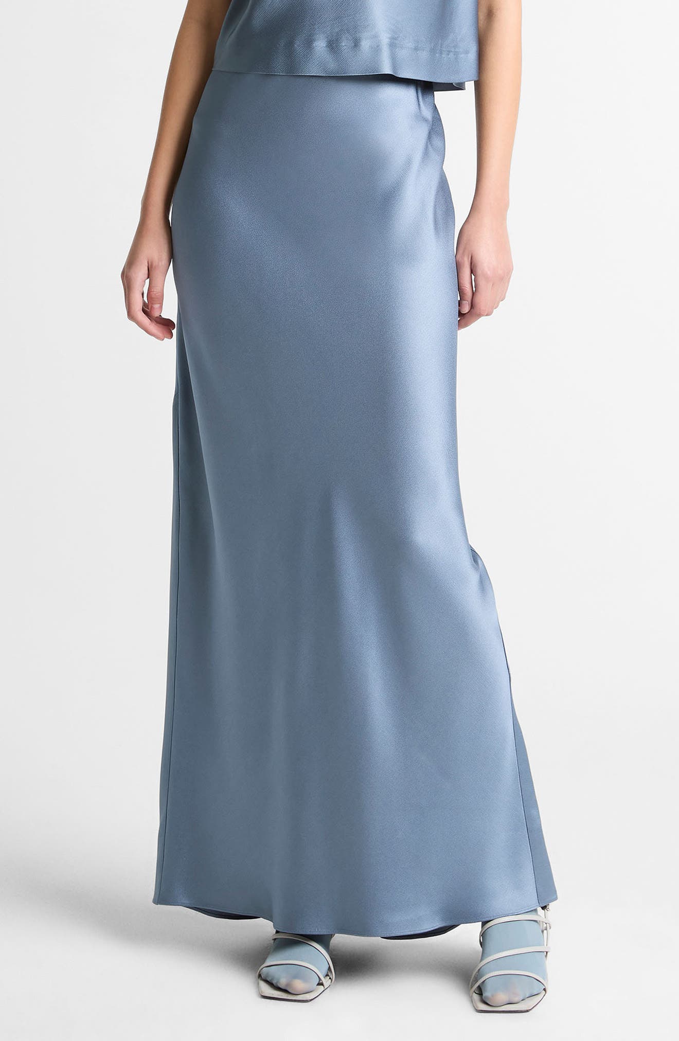 Satin Maxi Skirt