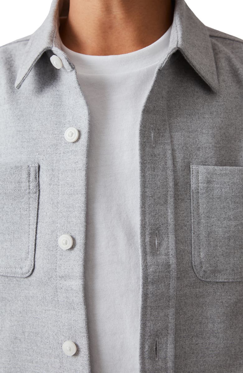 Reiss Kids' Parque Sr. Button-Up Shirt, Alternate, color, Soft Grey Melange