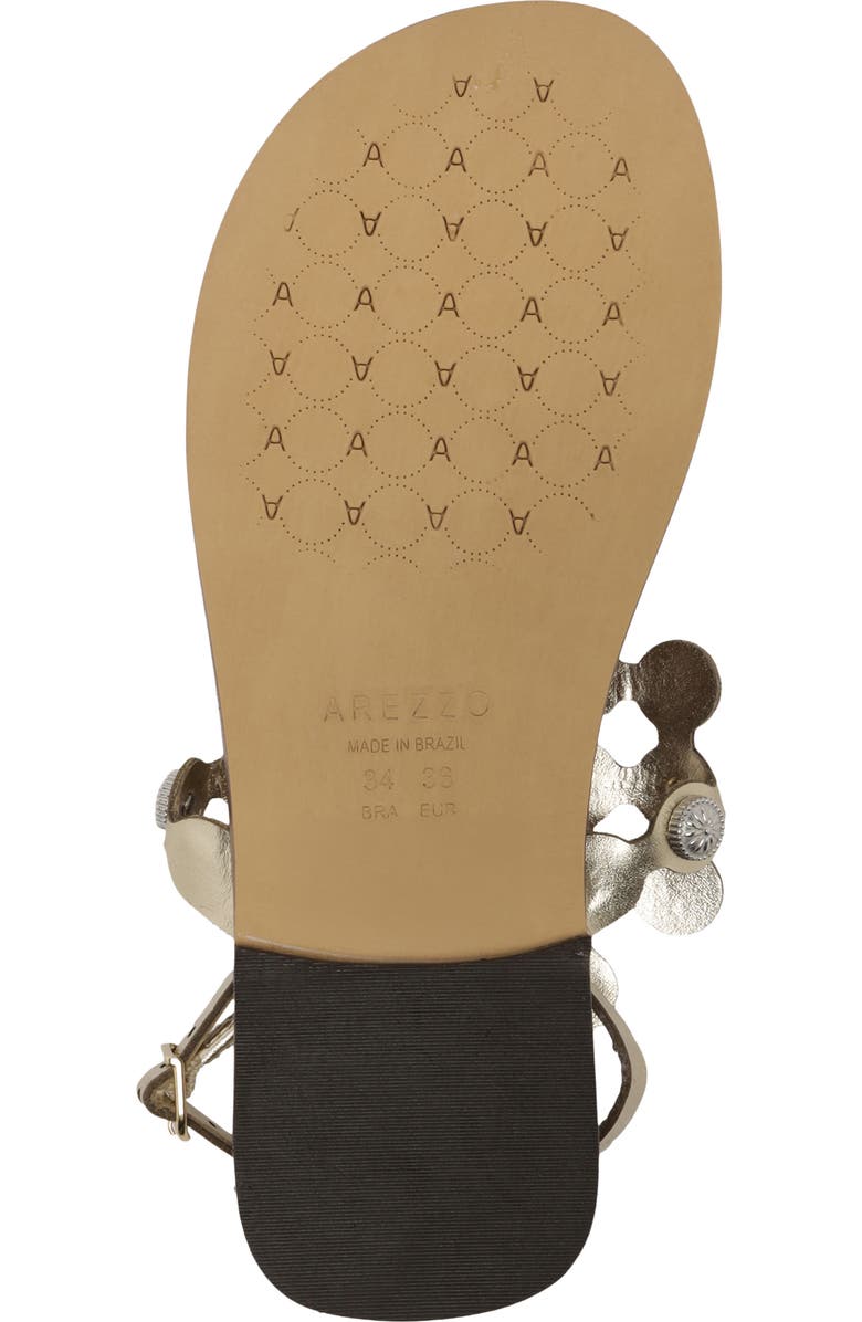 Arezzo Haven Ankle Strap Sandal, Alternate, color, Platino