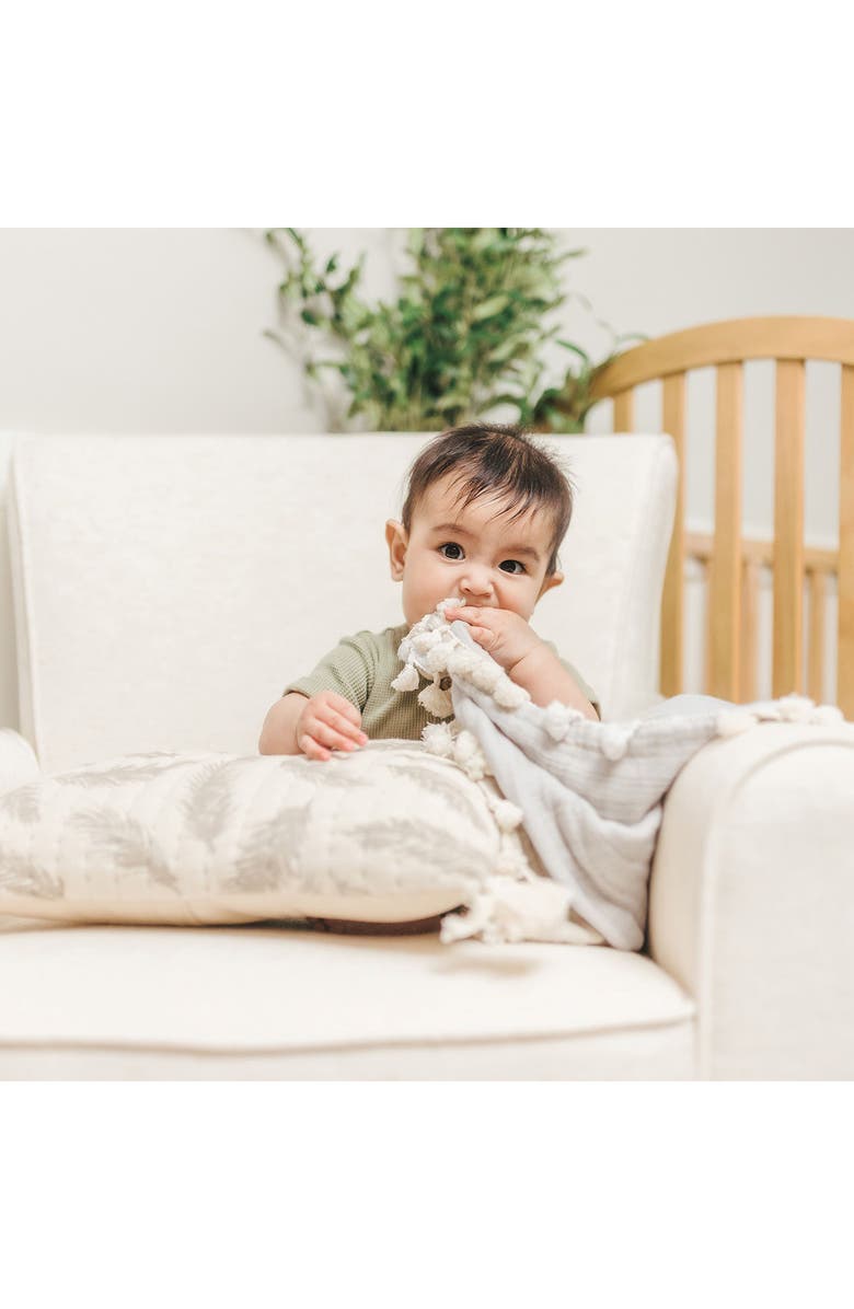CRANE BABY Muslin Blanket, Alternate, color, Moonstone