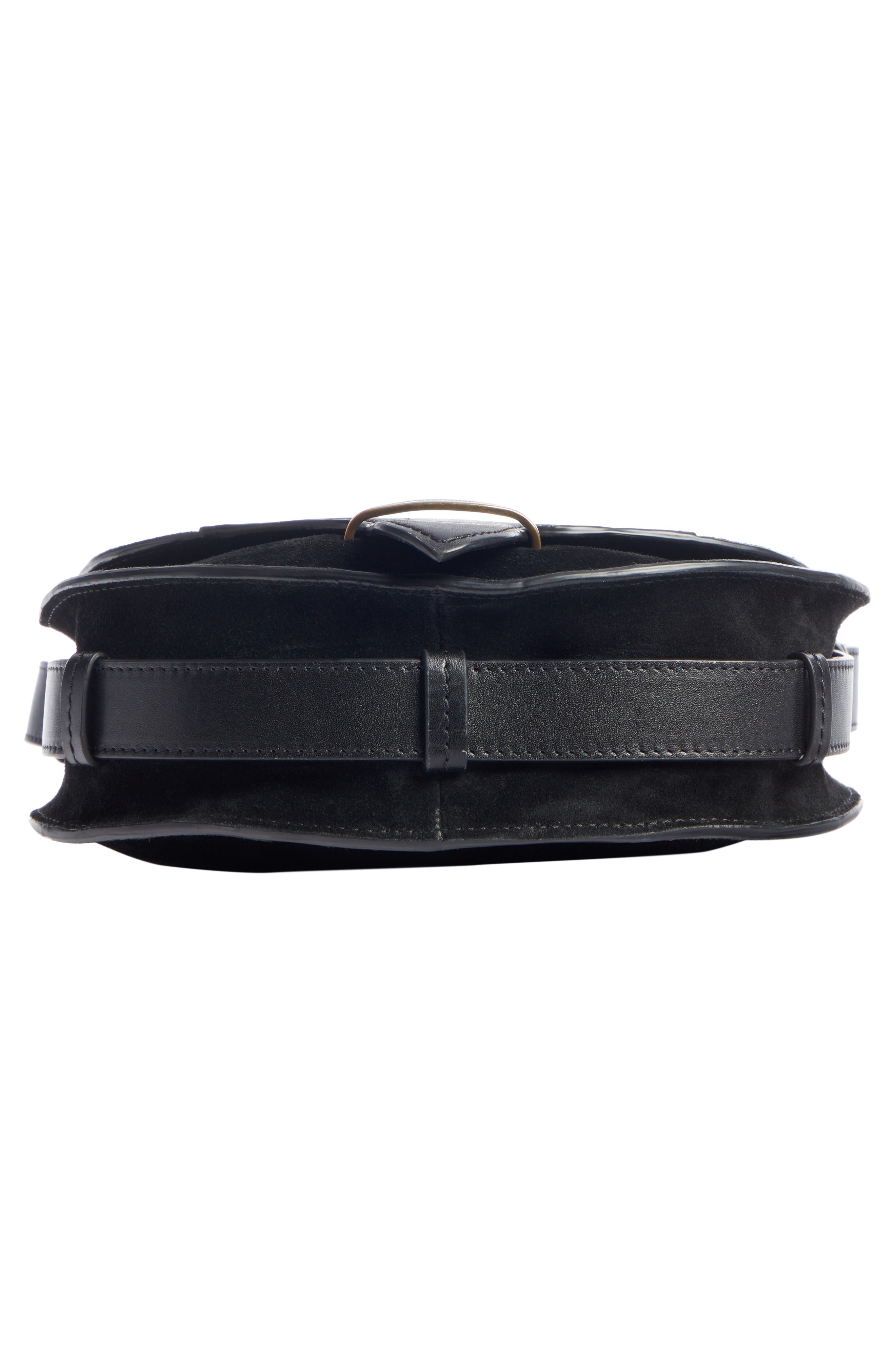 Isabel Marant Botsy Leather Shoulder Bag, Alternate, color, 