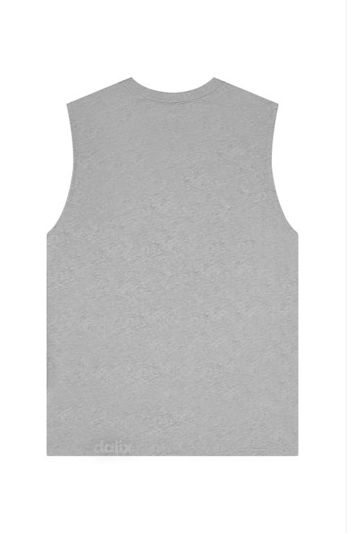 Dalix Mens Astronaut Muscle Tank In Gray