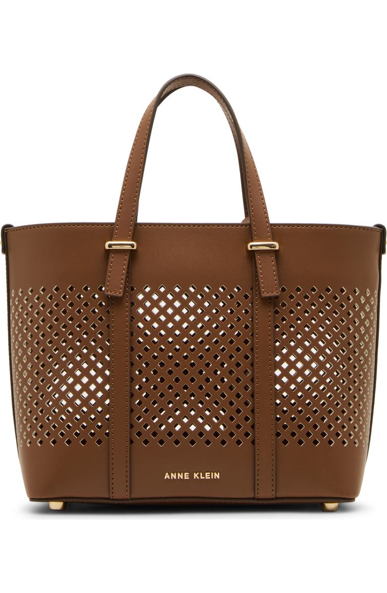 Anne Klein Mini Perforated Tote Bag, Alternate, color,