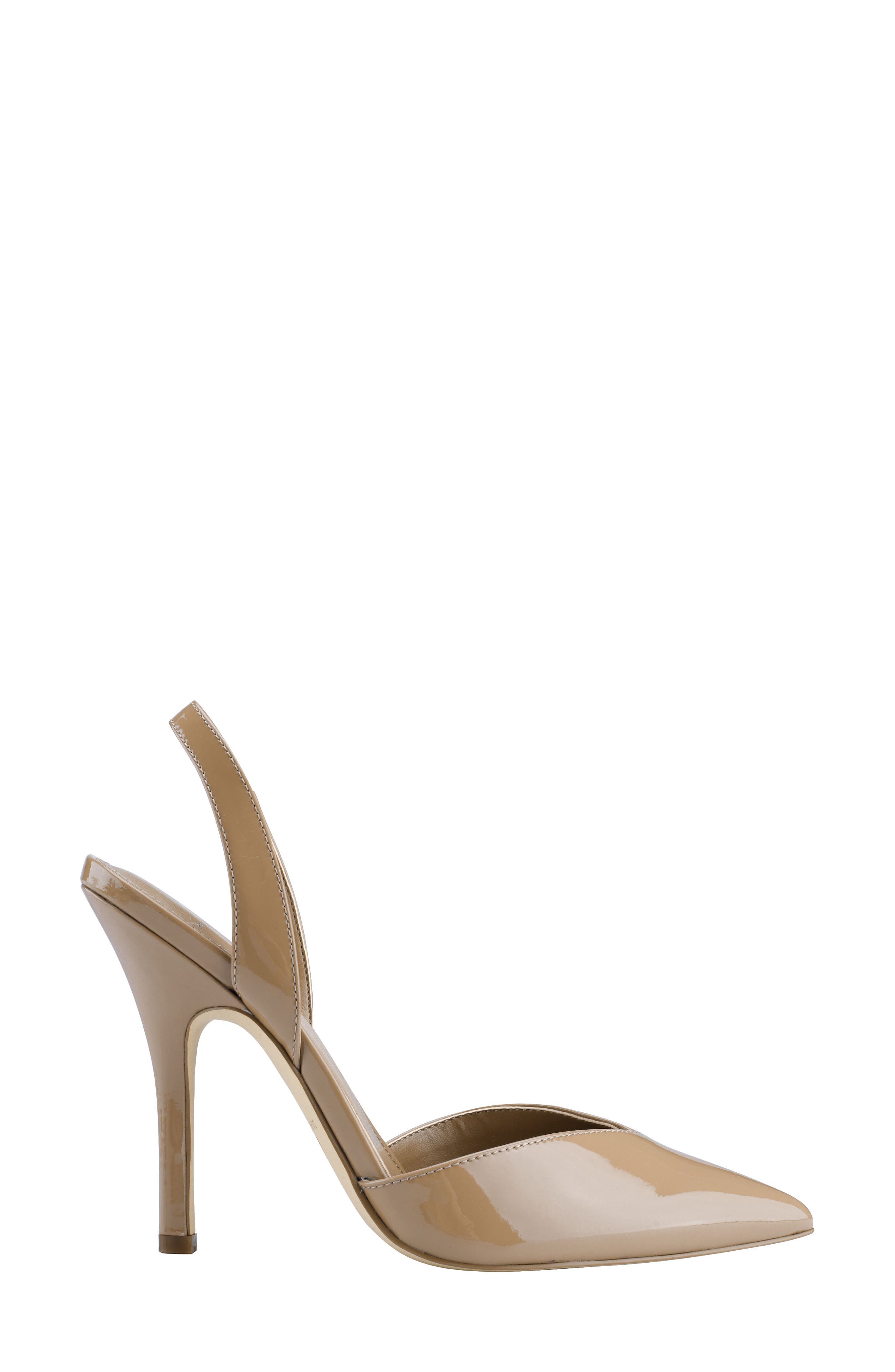 Fiesty Pointed Toe Slingback Pump, Alternate, color, LIGHT NATURAL 110