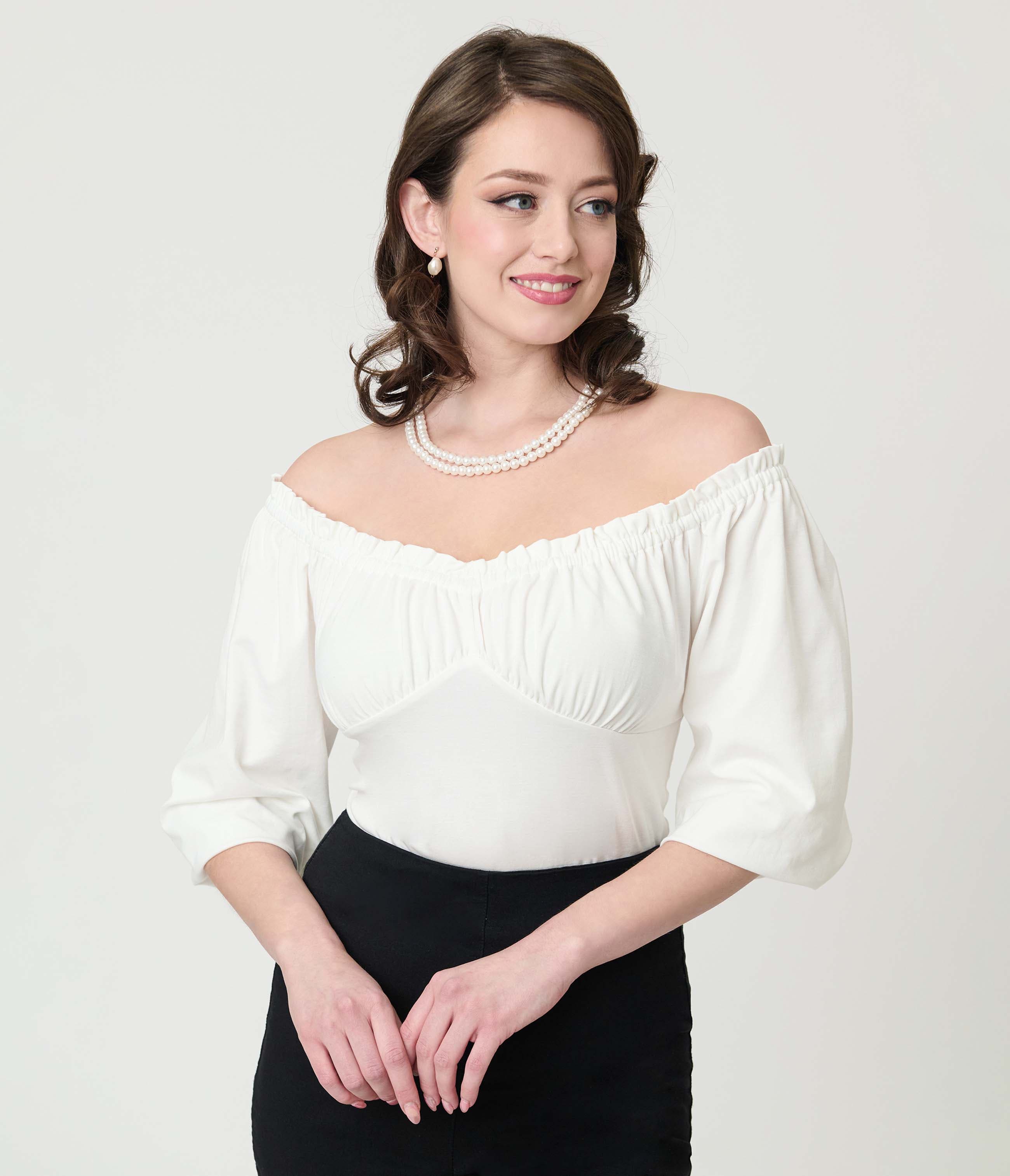 Peasant Sleeve Blouse - image 3