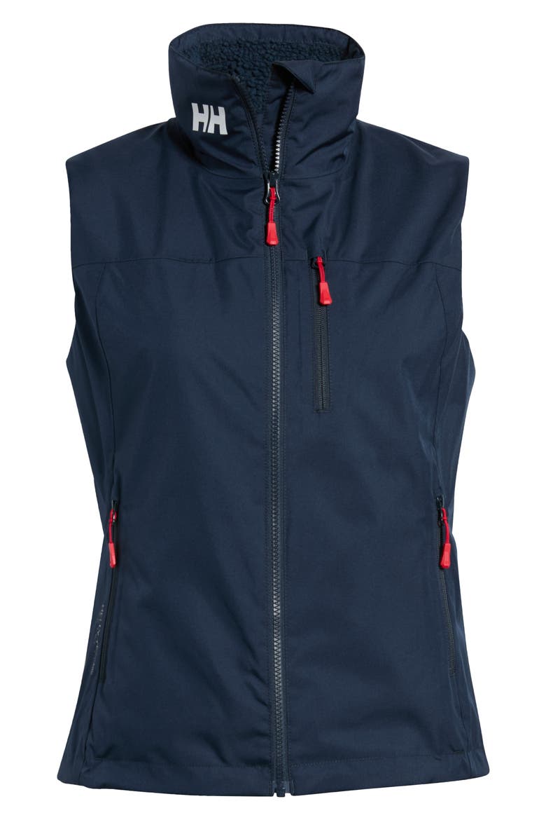 Crew Pile Vest, Alternate, color, NAVY