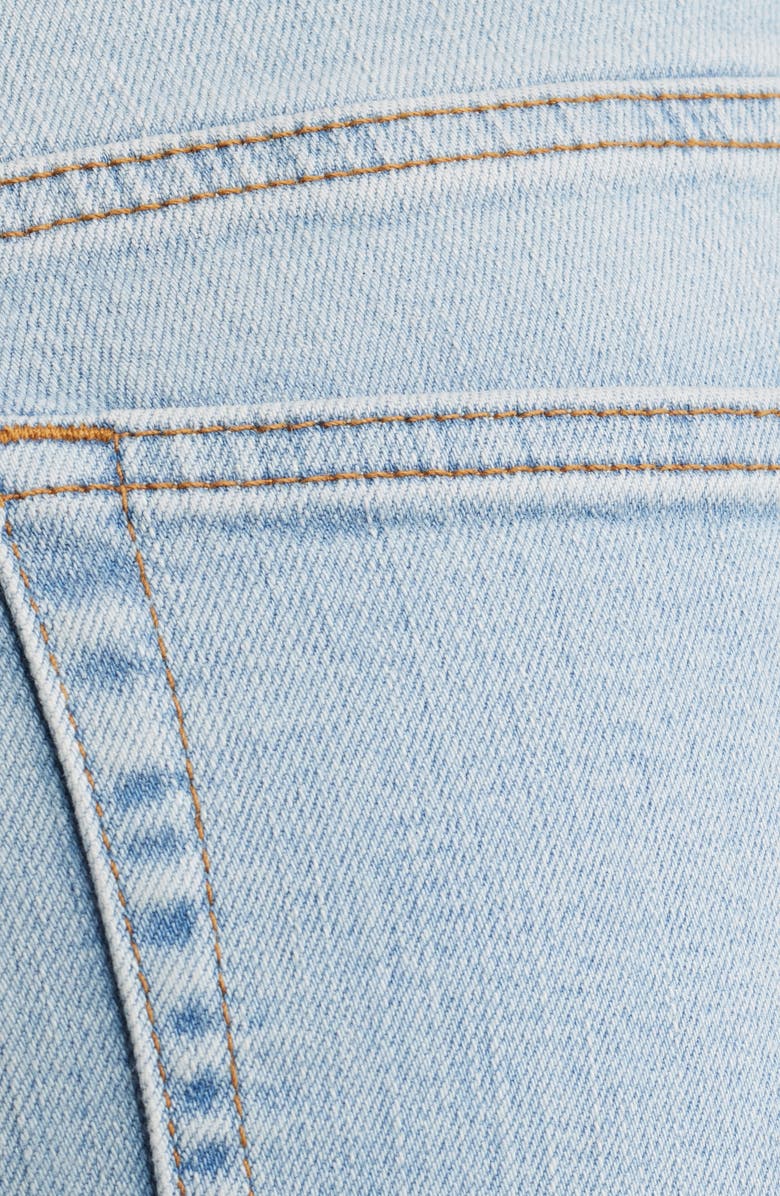 FRAME The Mellow Frayed Ankle Straight Leg Jeans, Alternate, color, Tribute Raw Fray