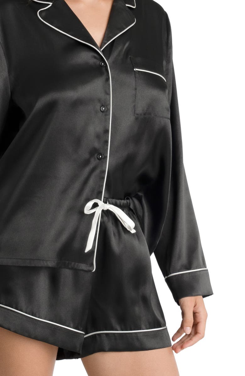 In Bloom by Jonquil Satin Short Pajamas, Alternate, color, 