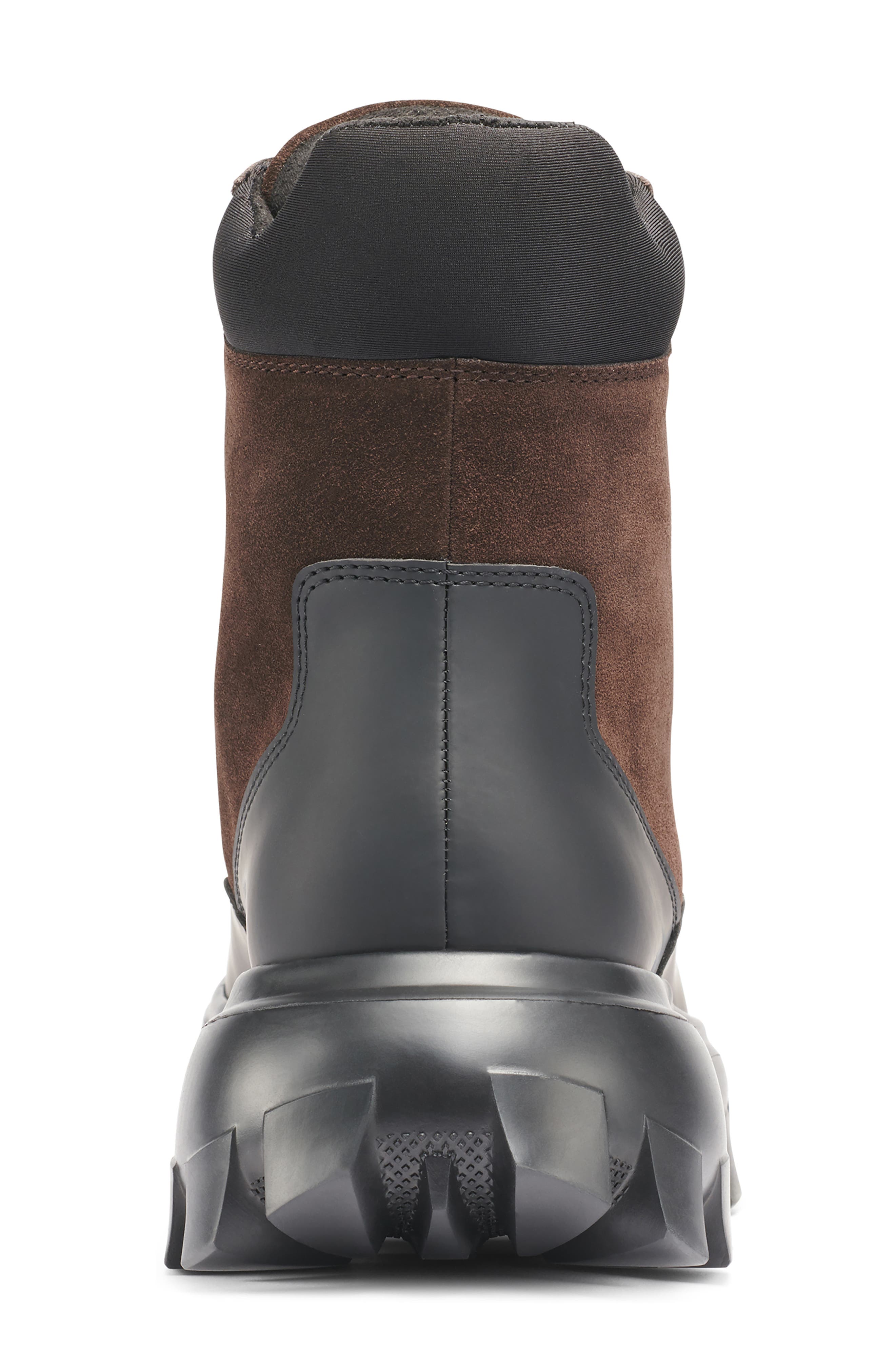 KARL LAGERFELD PARIS Suede Work Boot, Alternate, color, 