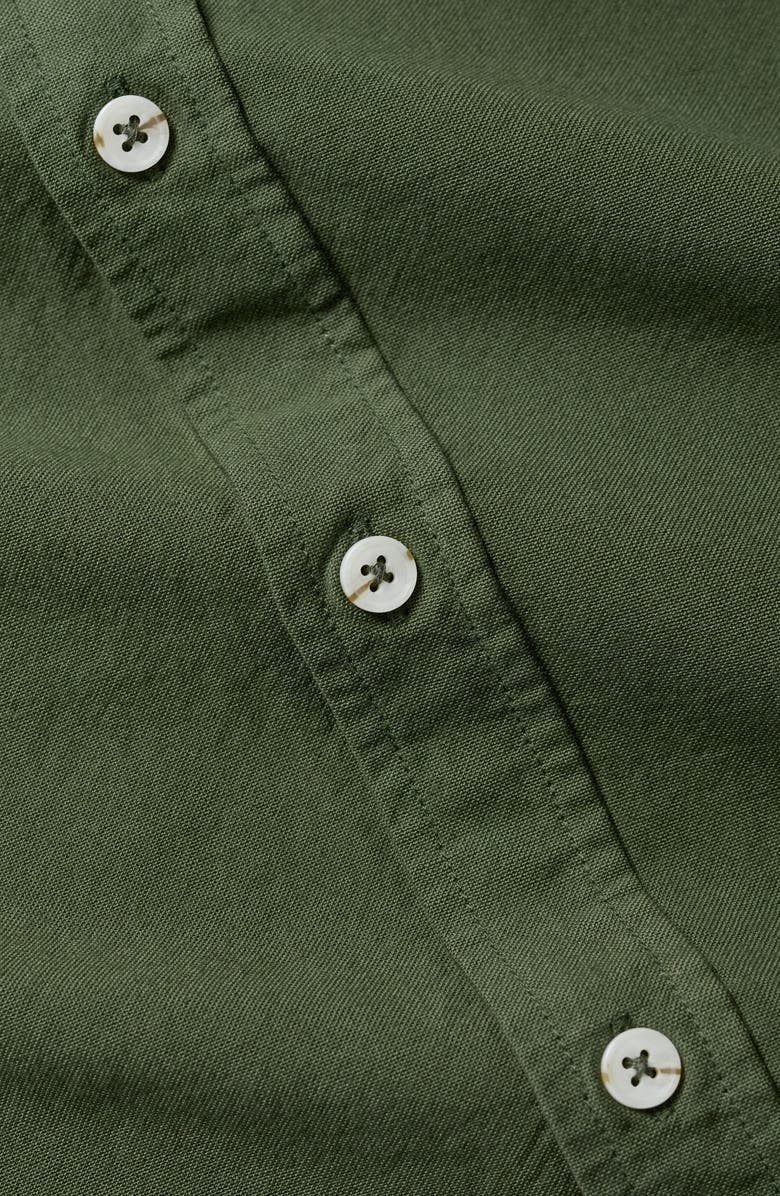 Seasalt Cornwall Janken Solid Organic Cotton Button-Down Oxford Shirt, Alternate, color, Hosta
