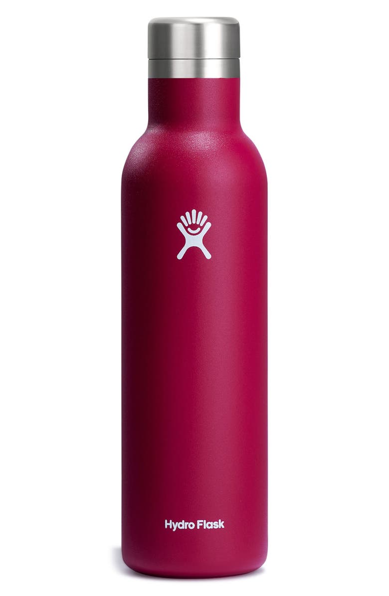 Hydro Flask Stainless Steel 25 oz. Wine Bottle, Main, color, Snapper