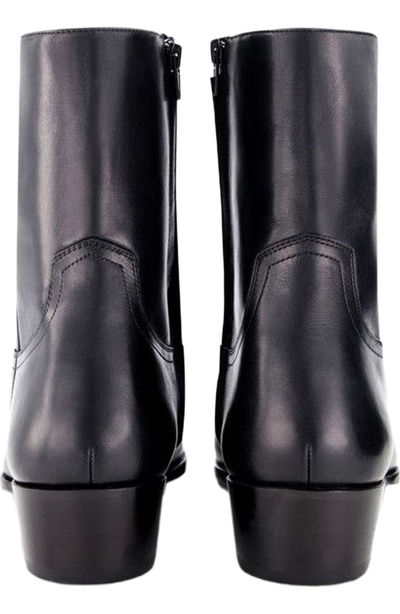 Anthony Veer Lennox Boot, Alternate, color, Obsidian Black Leather