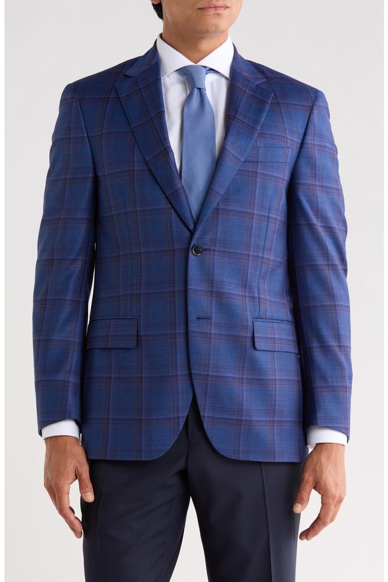 Flynn Classic Wool Sportcoat, Main, color, BLUE