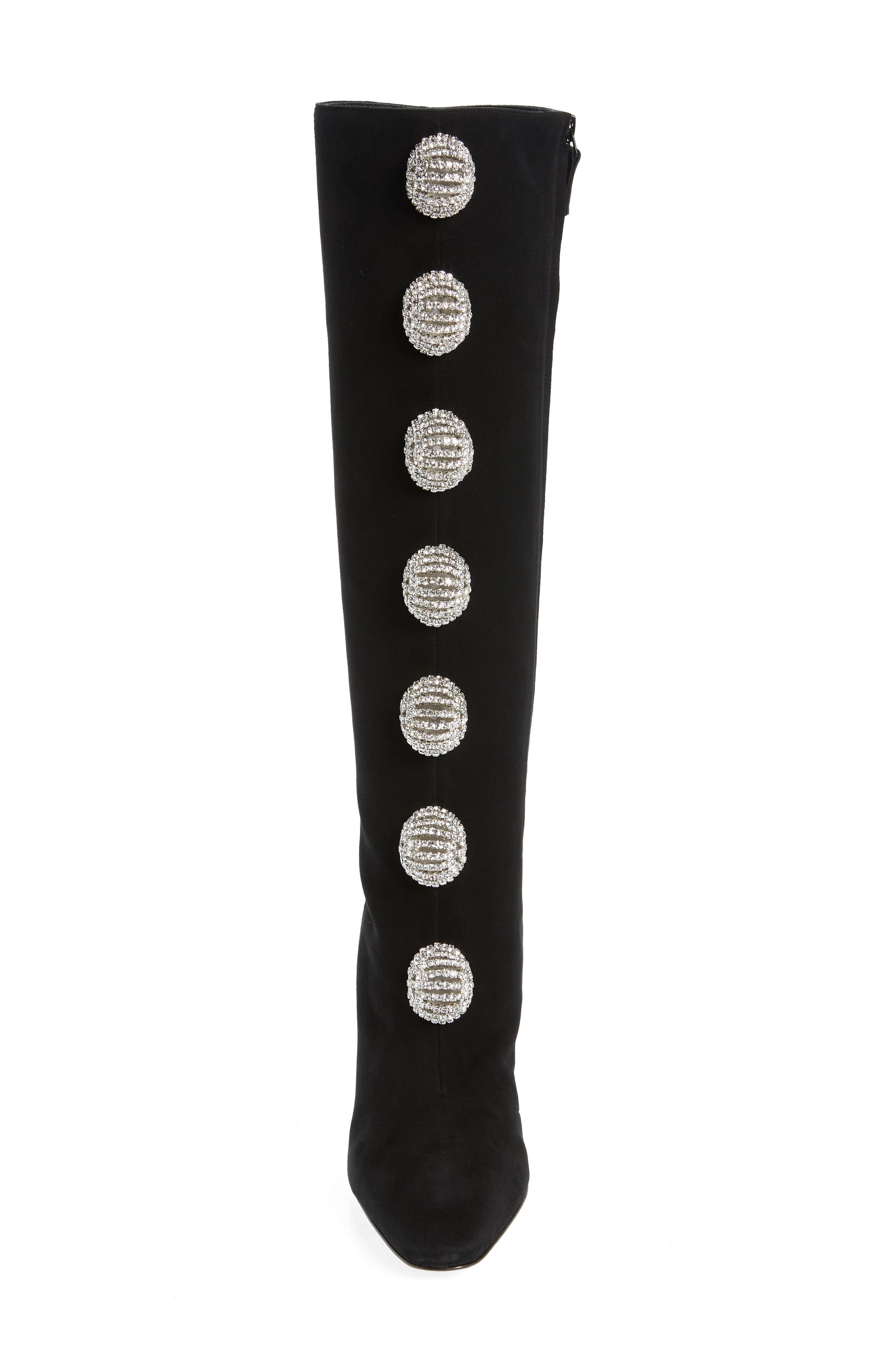 Manolo Blahnik Bobola Knee High Boot, Alternate, color, 