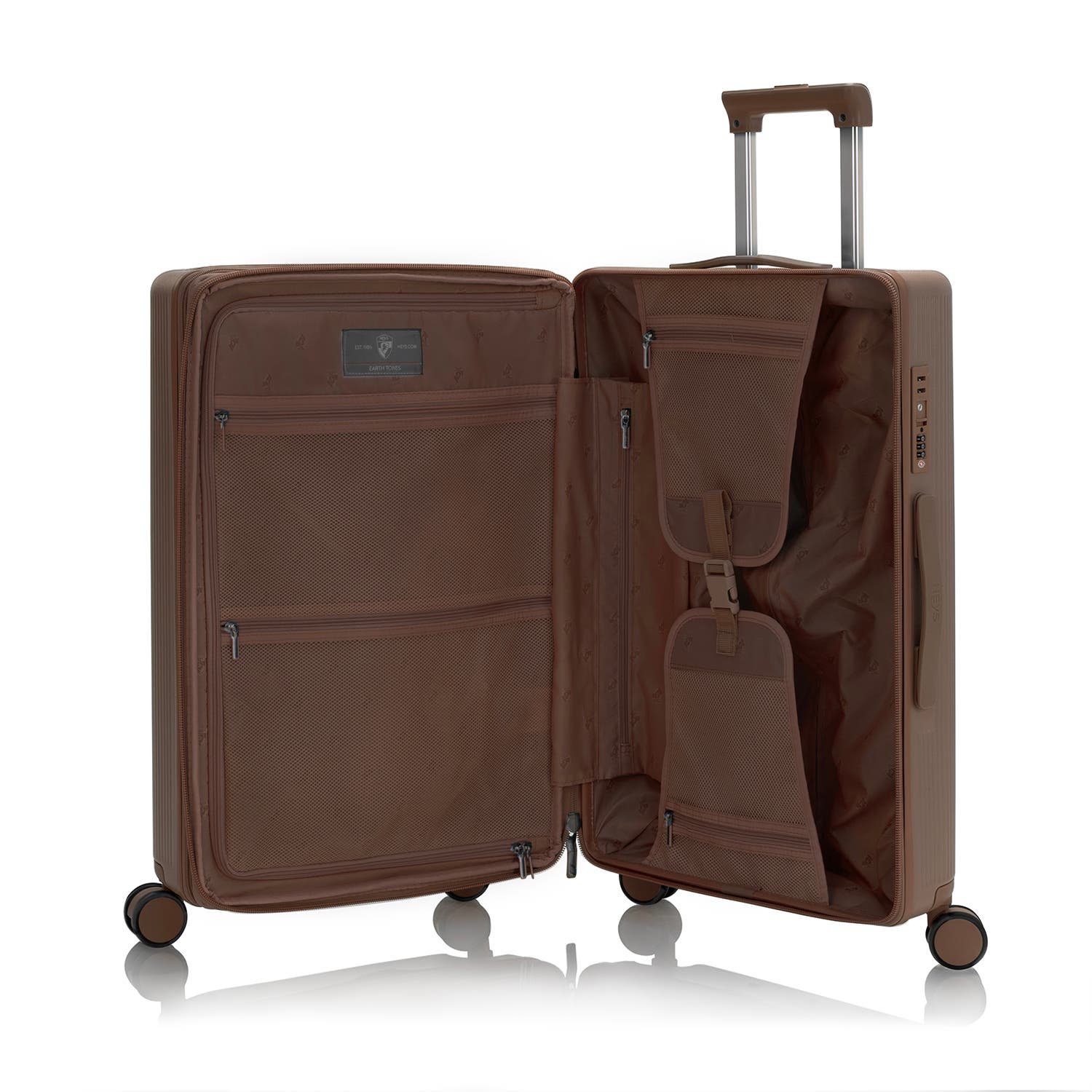 Heys Earth Tones 26 Inch Luggage, Alternate, color, Umber